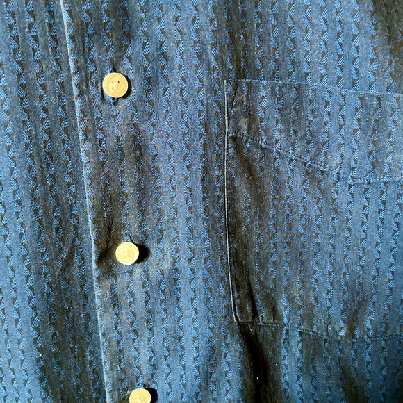 Pierre Cardin Long Sleeve Blue Shirt - Picture 5 of 5